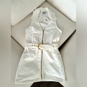 Show me your mumu - white denim dress